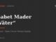 Titelgrafik zum Roman Väter von Babet Mader, 2013