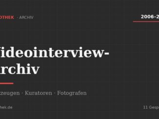 Titelgrafik Videointerview-Archiv 2006 bis 2008 der Typothek