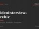 Titelgrafik Videointerview-Archiv 2006 bis 2008 der Typothek