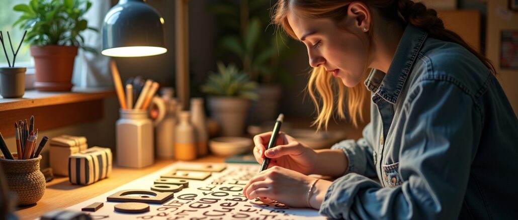 Die Kunst des typografischen Designs im DIY-Bereich