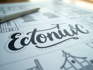 Nachhaltige Schriftgestaltung in Architekturplänen