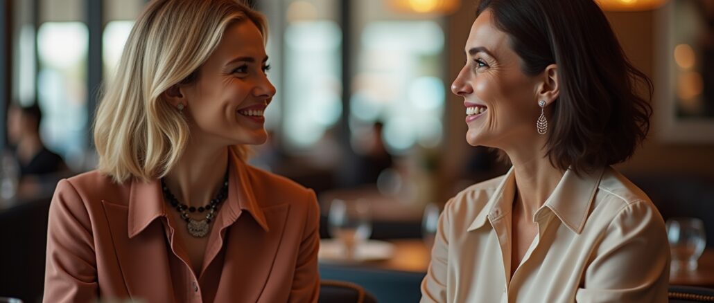 Reife Gesprächspartnerinnen: Stilvoll kommunizieren