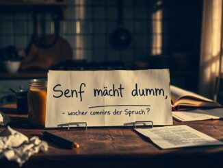 Senf macht dumm – woher kommt der Spruch?