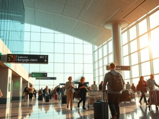 Wann sollte man am Flughafen sein