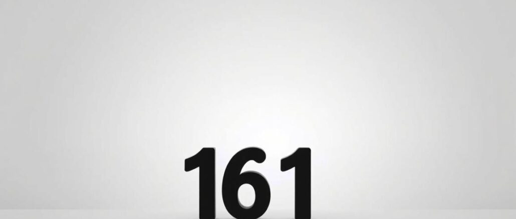 Was bedeutet 161