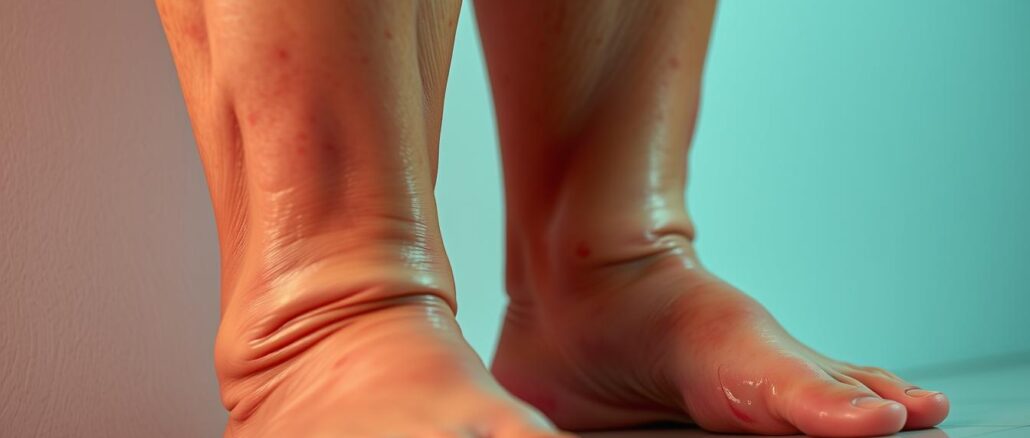 Wassereinlagerungen in den Beinen