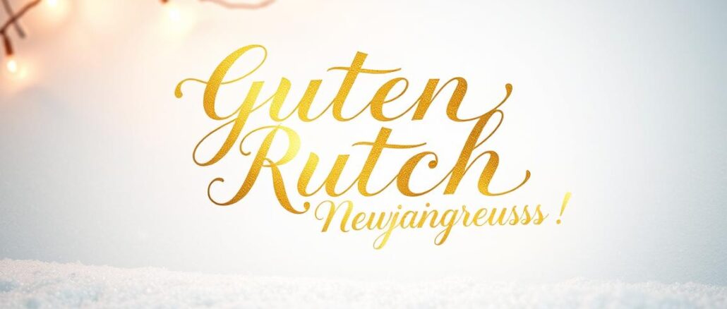 Woher kommt der Spruch Guten Rutsch