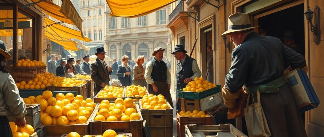 Woher kommt der Spruch Mit Zitronen gehandelt