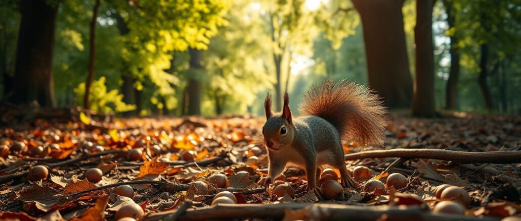 Woher kommt der Spruch Mühsam ernährt sich das Eichhörnchen