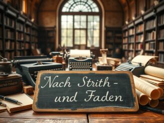 Woher kommt der Spruch Nach Strich und Faden