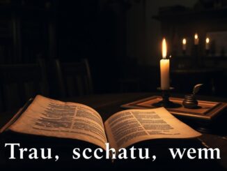 Woher kommt der Spruch Trau, schau, wem