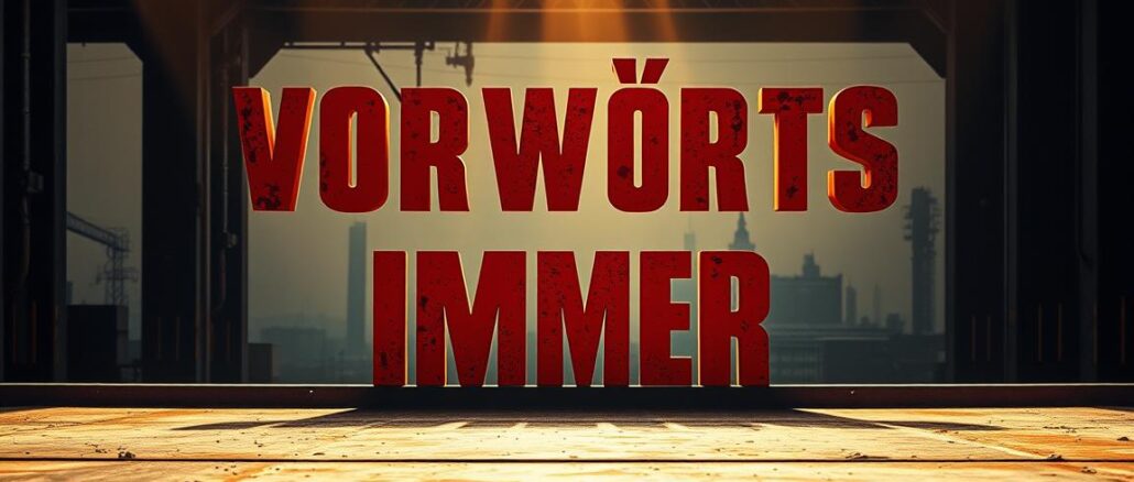 Woher kommt der Spruch Vorwärts immer, rückwärts nimmer