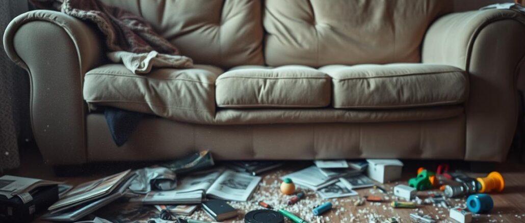 Woher kommt der Spruch Wie bei Hempels unterm Sofa