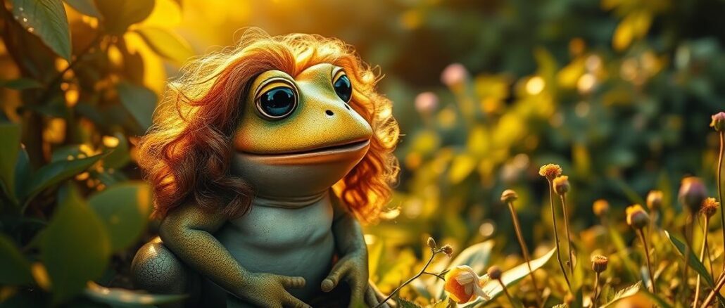 Woher kommt der Spruch Wo der Frosch die Locken hat