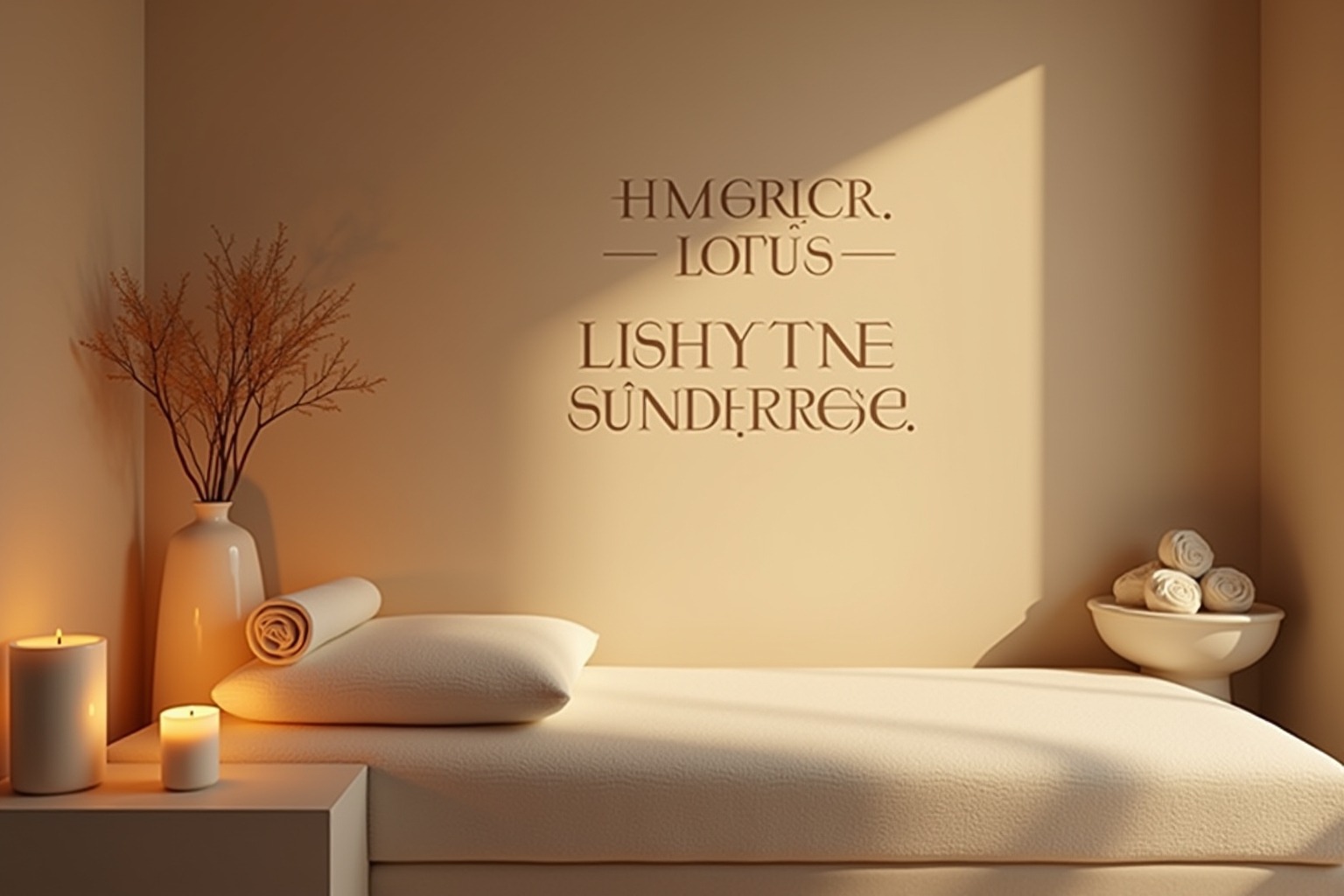 schrift design spa bereich outline 3